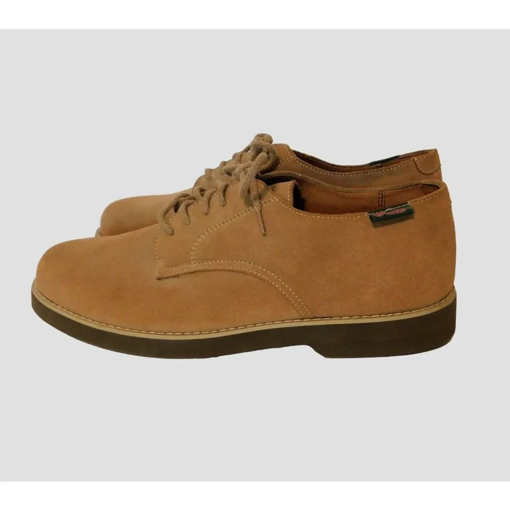 G H Bass Mens Shoes Suede Leather Oxford Ties Tan 10M
